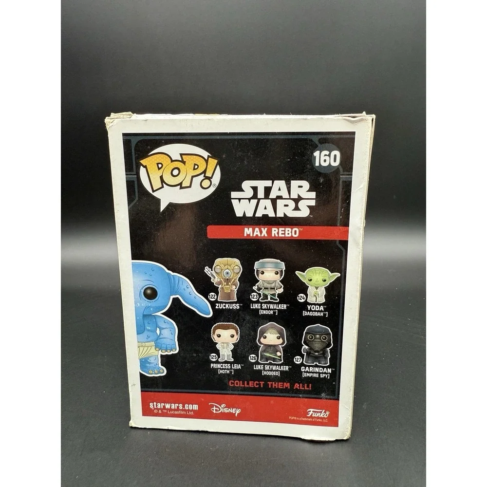 FUNKO POP! STAR WARS MAX REBO #160 SPECIALTY SERIES EXCLUSIVE VINYL FIGURE NIB